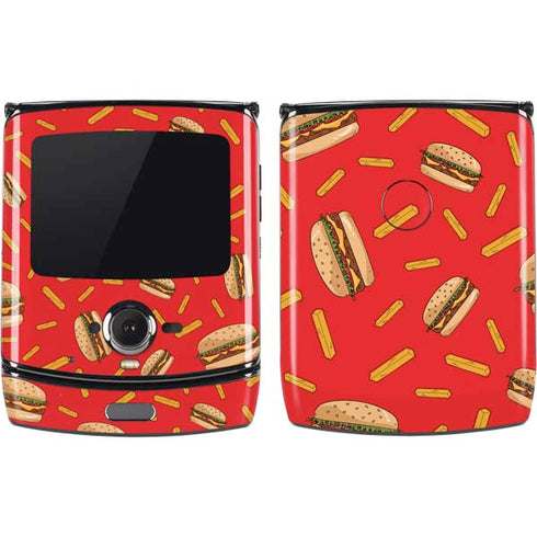 Burgers and Fries Motorola RAZR Skin