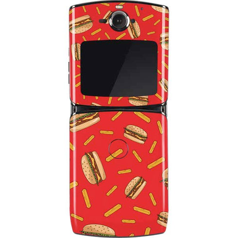 Burgers and Fries Motorola RAZR Skin