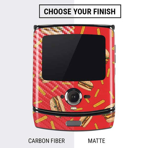 Burgers and Fries Motorola RAZR Skin
