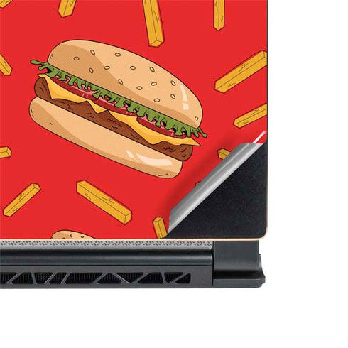 Burgers and Fries MSI GS65 Stealth Laptop Skin