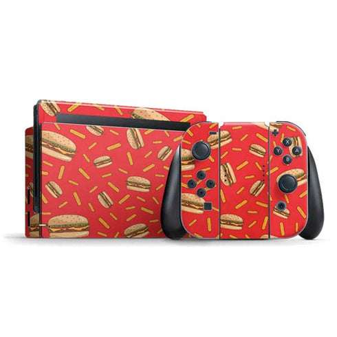 Burgers and Fries Nintendo Switch Bundle Skin