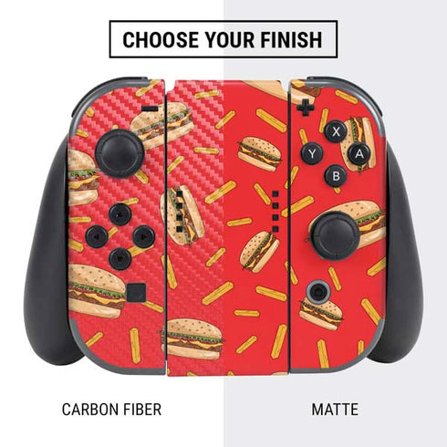 Burgers and Fries Nintendo Switch Bundle Skin