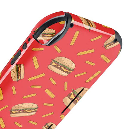 Burgers and Fries Nintendo Switch Lite Skin