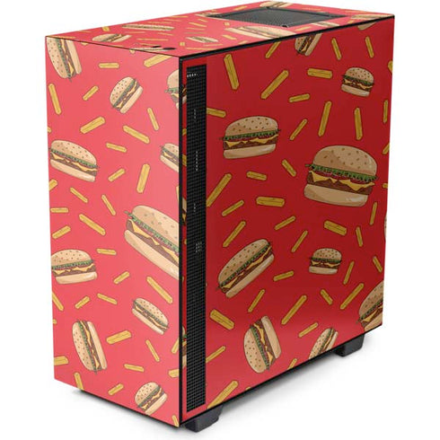 Burgers and Fries NZXT H510 Compact ATX Mid-Tower Case Skin