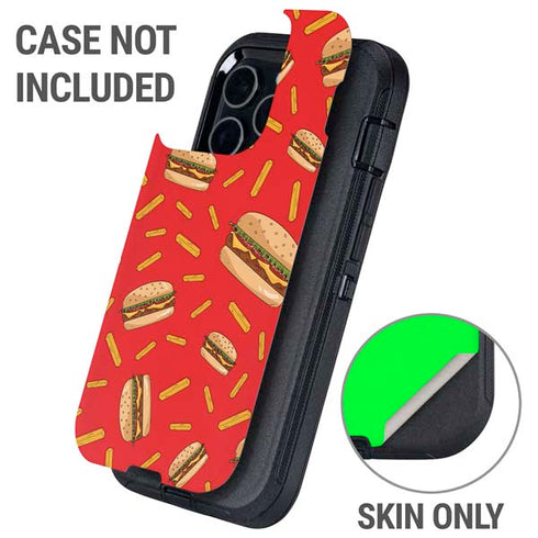 Burgers and Fries Otterbox Defender iPhone Skin