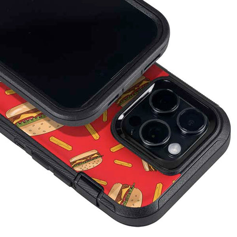 Burgers and Fries Otterbox Defender iPhone Skin
