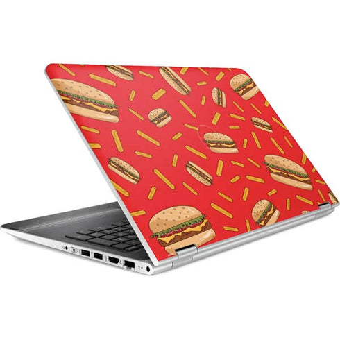 Burgers and Fries HP Pavilion Skin