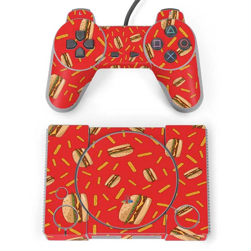 Burgers and Fries PlayStation Classic Bundle Skin