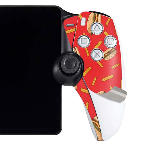 Burgers and Fries PlayStation Portal Remote Player Skin