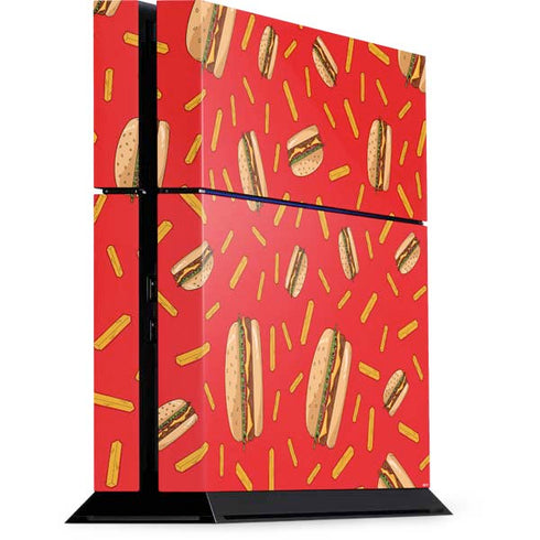 Burgers and Fries PS4 Console Skin