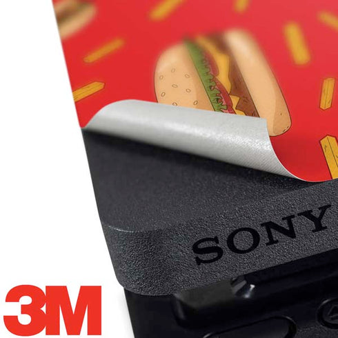 Burgers and Fries PS4 Slim Skin