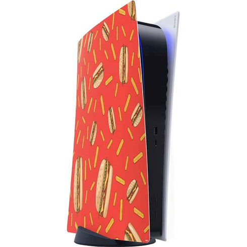 Burgers and Fries PS5 Digital Edition Console Skin