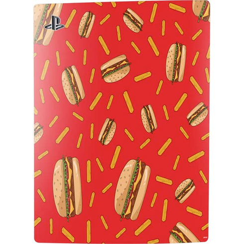 Burgers and Fries PS5 Digital Edition Console Skin