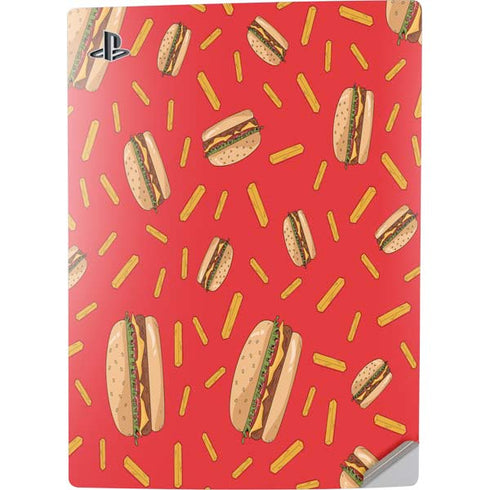 Burgers and Fries PS5 Digital Edition Console Skin