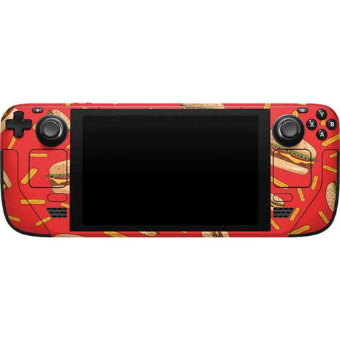 Burgers and Fries Steam Deck Handheld Gaming Computer Skin