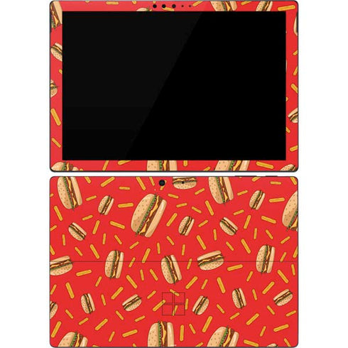 Burgers and Fries Surface Pro 7 Skin