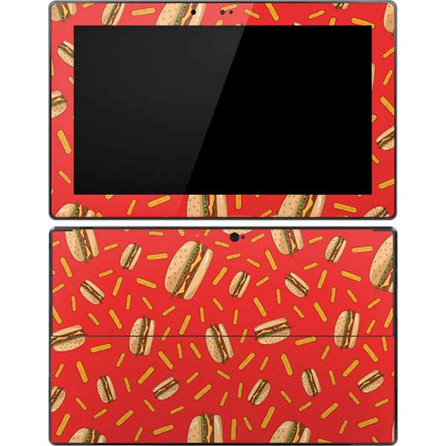 Burgers and Fries Surface Pro Tablet Skin