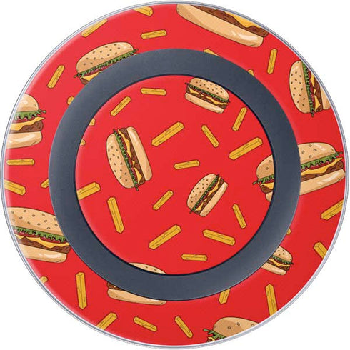 Burgers and Fries Wireless Charger Skin