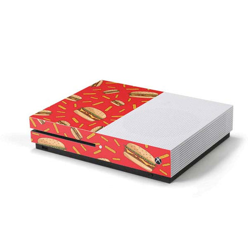 Burgers and Fries Xbox One S Console Skin