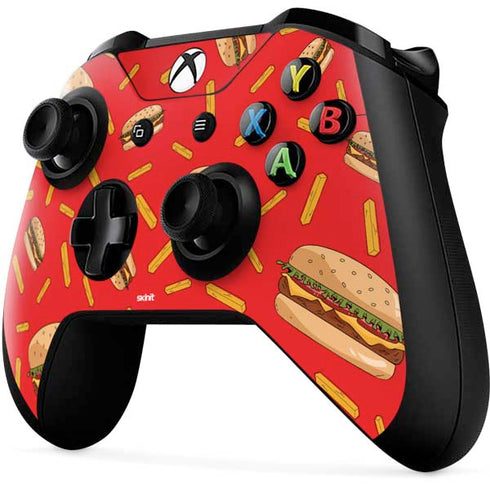 Burgers and Fries Xbox One X Controller Skin