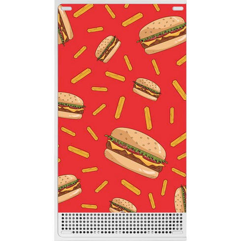 Burgers and Fries Xbox Series S Console Skin