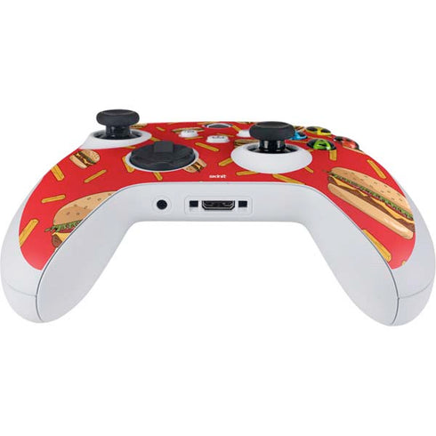 Burgers and Fries Xbox Series S Controller Skin