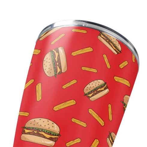 Burgers and Fries Yeti 20oz Tumbler Skin