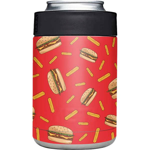 Burgers and Fries Yeti Colster Can Insulator Skin