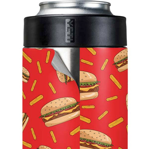 Burgers and Fries Yeti Colster Can Insulator Skin
