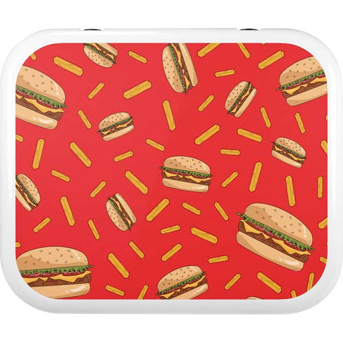 Burgers and Fries YETI Roadie 24 Hard Cooler Skin