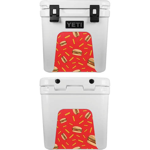 Burgers and Fries YETI Roadie 24 Hard Cooler Skin