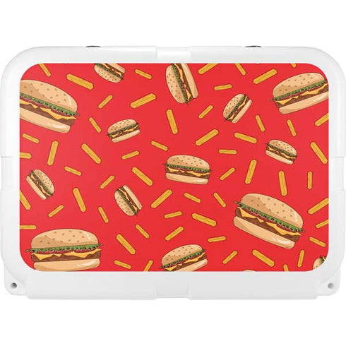 Burgers and Fries YETI Tundra 35 Hard Cooler Skin