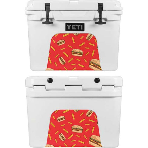 Burgers and Fries YETI Tundra 35 Hard Cooler Skin