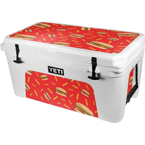 Burgers and Fries YETI Tundra 65 Hard Cooler Skin