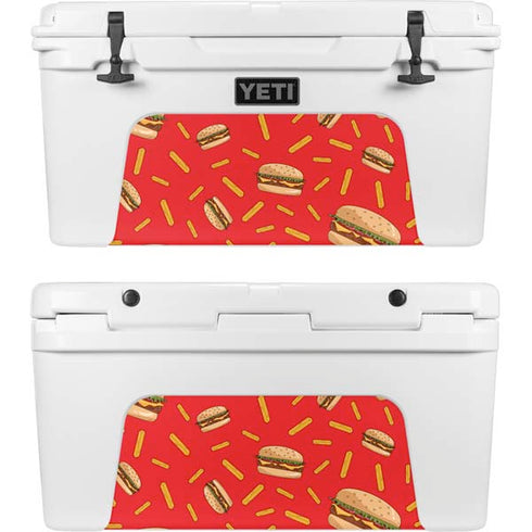 Burgers and Fries YETI Tundra 65 Hard Cooler Skin