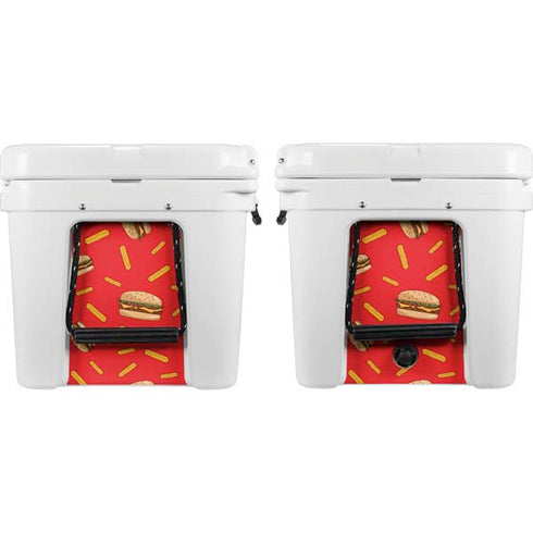 Burgers and Fries YETI Tundra 75 Hard Cooler Skin