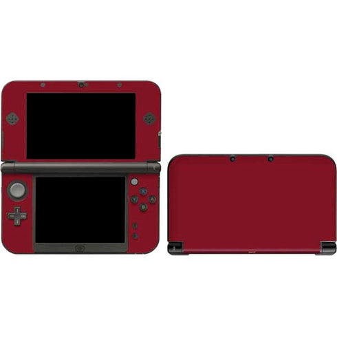 Burgundy Solid 3DS XL 2015 Skin