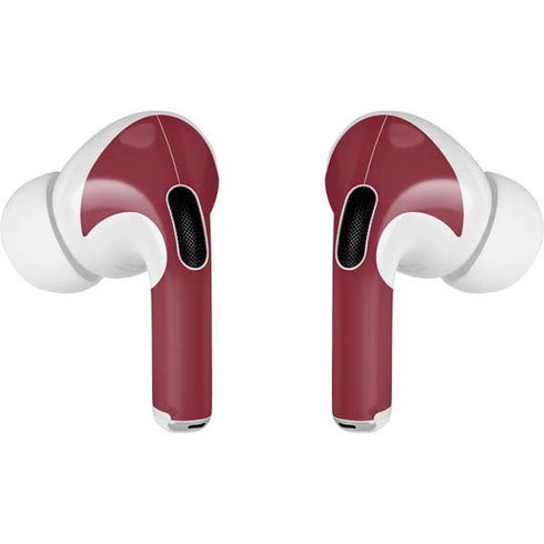 Burgundy Solid AirPods Pro 2nd Gen Skin