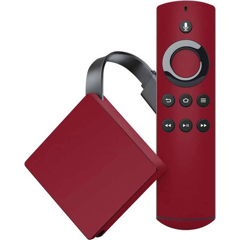 Burgundy Solid Amazon Fire TV Skin
