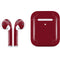 Burgundy Solid Apple AirPods 2 Skin