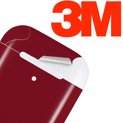 Burgundy Solid Apple AirPods 2 Skin