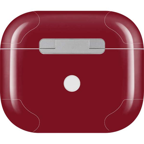 Burgundy Solid Apple AirPods (3rd Gen 2021) Skin