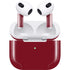 Burgundy Solid Apple AirPods (3rd Gen 2021) Skin