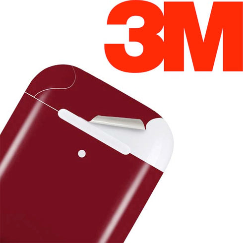 Burgundy Solid Apple AirPods Skin