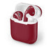 Burgundy Solid Apple AirPods Skin