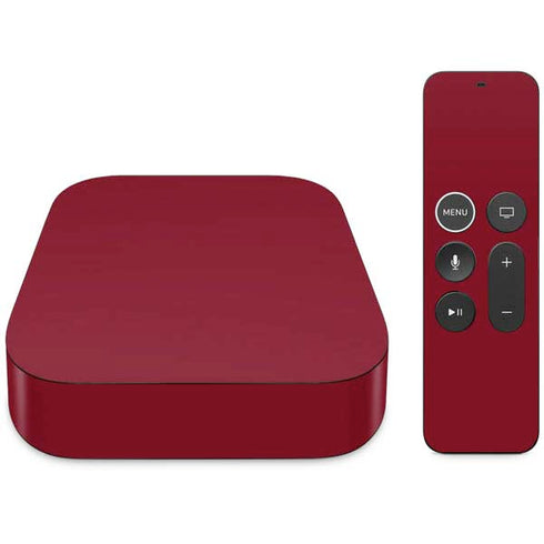 Burgundy Solid Apple TV Skin