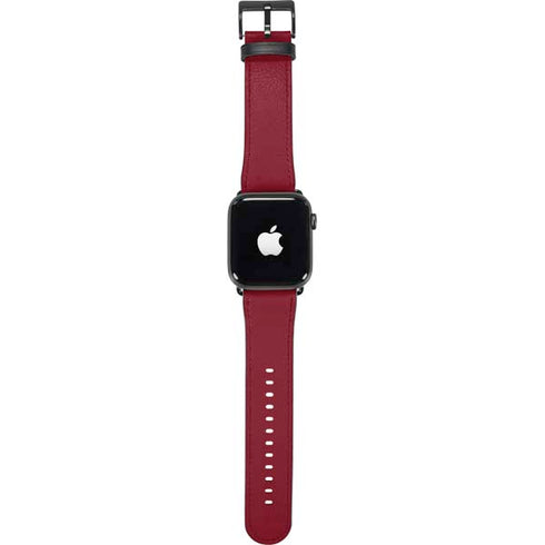 Burgundy Solid Apple Watch Band 42-44mm