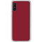 Burgundy Solid Galaxy A10e Clear Case