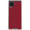 Burgundy Solid Galaxy A12 Clear Case
