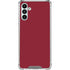 Burgundy Solid Galaxy A13 5G Clear Case